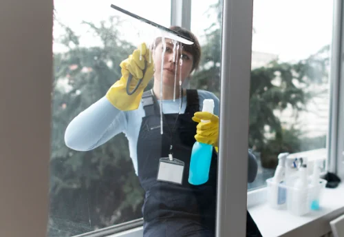 Nettoyage de vitres intérieures et extérieures à Mortemart